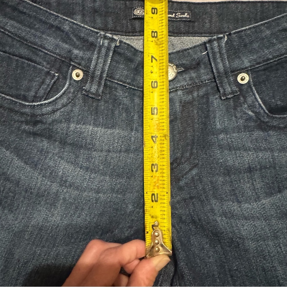 UGS Underground Soul Y2K Low Rise Jeans Women’s Size 5 Dark Wash Straight Leg - Picture 7 of 8